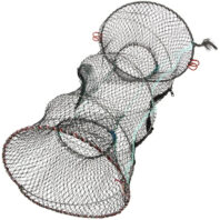 Folding Crab Net Shrimp Crayfish Pot Survival Fishing Net 60cm x 30cm